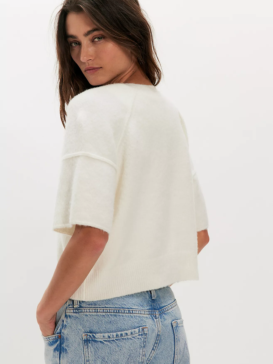 Cotton Rib Sweater