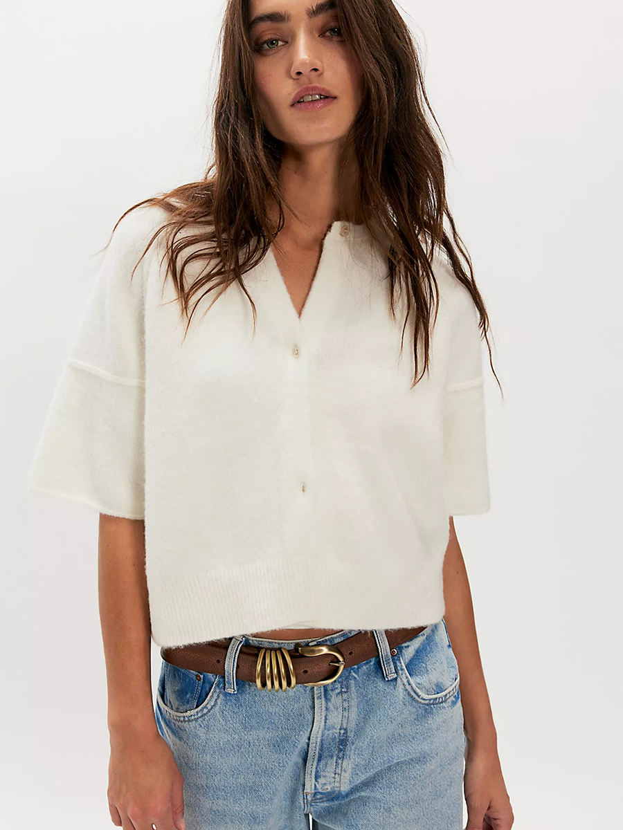 Cotton Rib Sweater