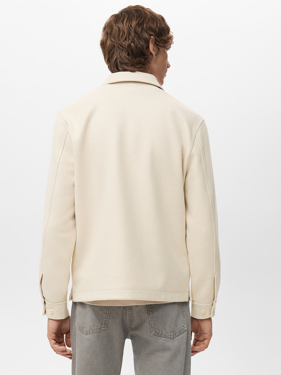 Textured Overshirt