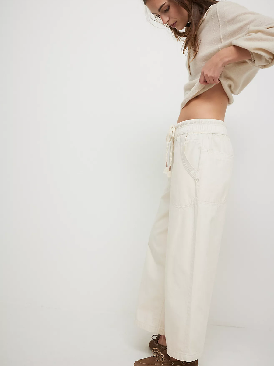 Wide Leg Tailored Trousers