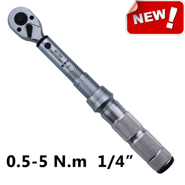 ARITER torque wrench 0.5-500N.m 1/4 3/8 1/2 Square Drive High-accuracy Car Bike Repair Hand Tools Spanner Torque key