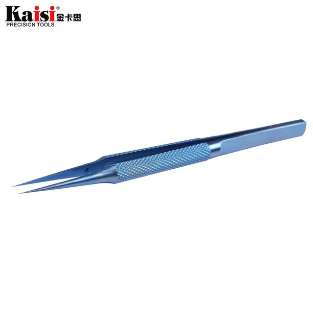 Titanium Alloy Tweezers Professional Repair Fingerprint Fly Line Phone Motherboard Precise Antimagnetic Electronics Tweezers