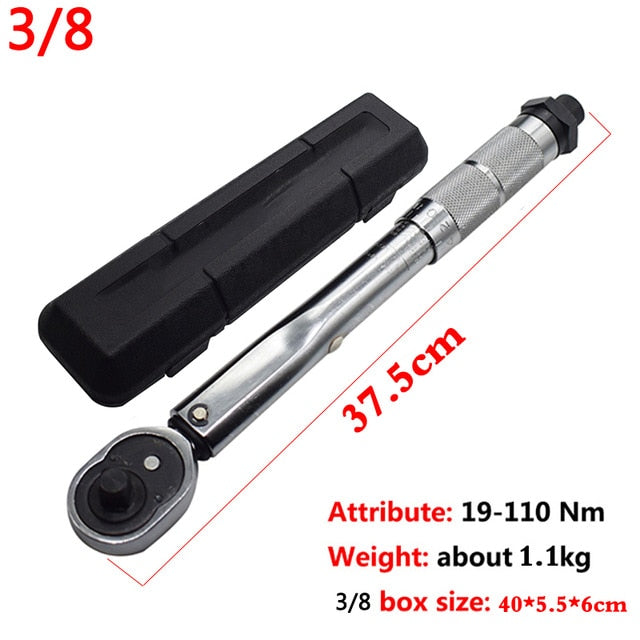 1/4 3/8 1/2 Square Drive Torque Wrench Drive Two Way To Accurately Mechanism Wrench Hand Tool Spanner Torque Meter Preset Ratche