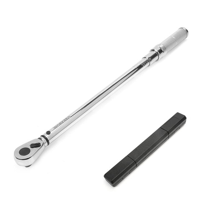 WORKPRO 1/4'' 3/8'' 1/2'' Square Drive Torque Wrench 5-100 Ft-lb Two-way Precise Ratchet Wrench Repair Spanner Key