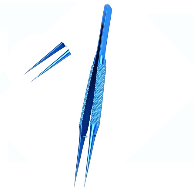 Titanium alloy tweezers professional maintenance tool 0.15mm edge precision fingerprint tweezers Apple main board copper wire