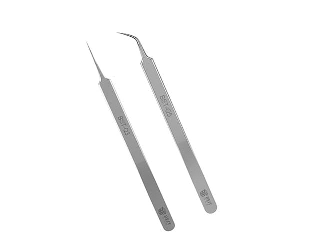 Titanium alloy tweezers professional maintenance tool 0.15mm edge precision fingerprint tweezers Apple main board copper wire