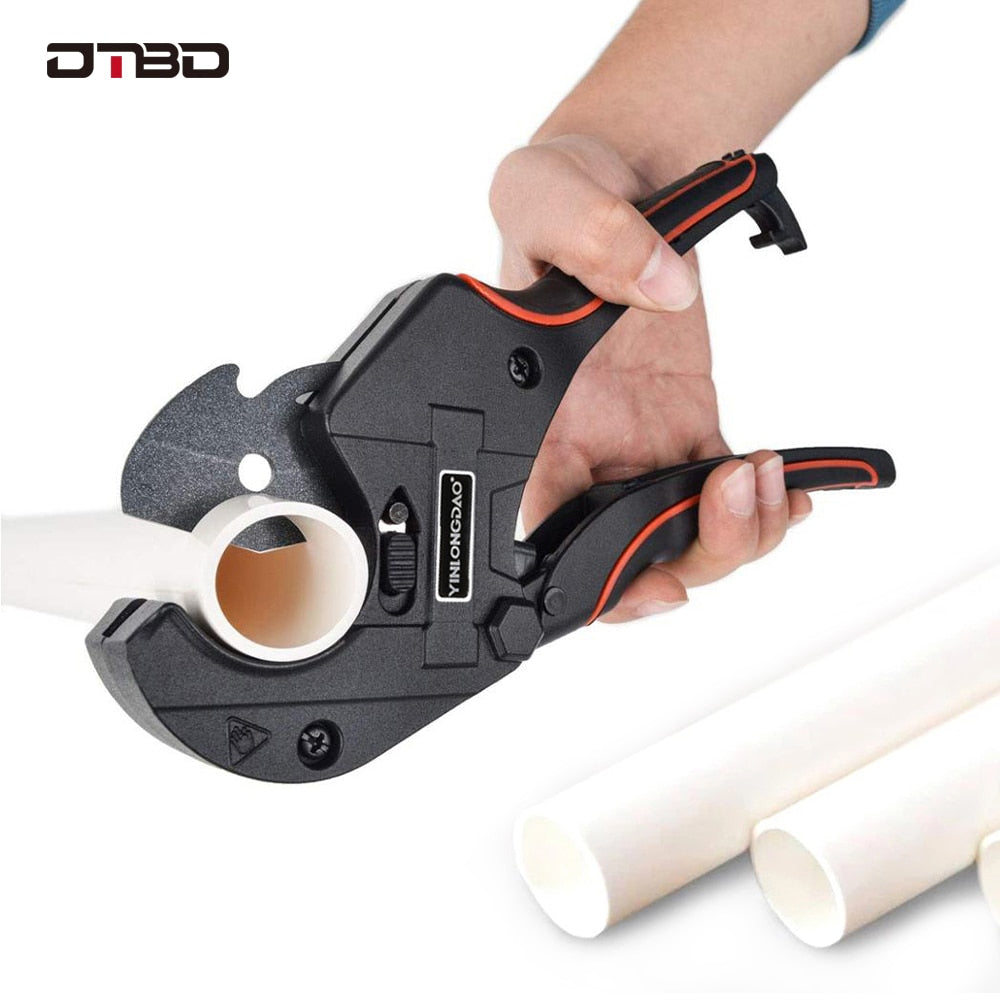 DTBD 42MM PVC Cutter Aluminum Alloy Tube Cutting PPR Pipe Tube Cutter Scissors With 65MN Steel Blade Up For Cutting PVC Pipe