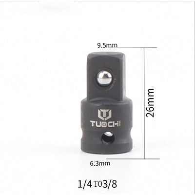 TUOCHI Impact Adapters CR-MO 3/4" Female x 1/2" Male Socket Adapter 1/2 to 3/8 3/8 to 1/4 Impact Socket for Car Repair Tools