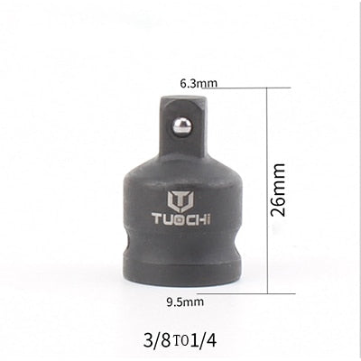 TUOCHI Impact Adapters CR-MO 3/4" Female x 1/2" Male Socket Adapter 1/2 to 3/8 3/8 to 1/4 Impact Socket for Car Repair Tools