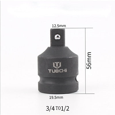 TUOCHI Impact Adapters CR-MO 3/4" Female x 1/2" Male Socket Adapter 1/2 to 3/8 3/8 to 1/4 Impact Socket for Car Repair Tools