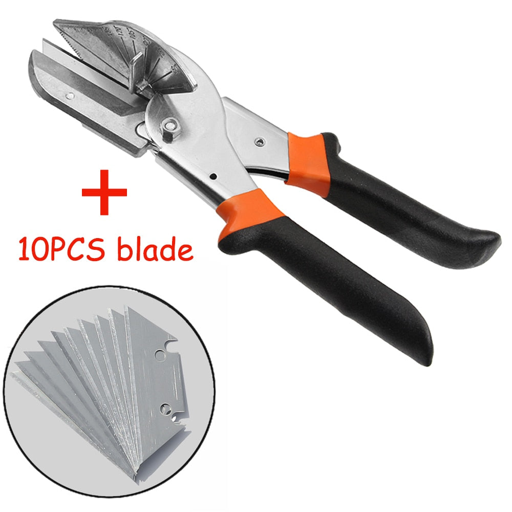 Angle Shear 45-135 Degree Miter Angle Cutter Multifunction PVC PE Plastic Pipe Angle Scissors Housework Home Decor Plumbing Tool