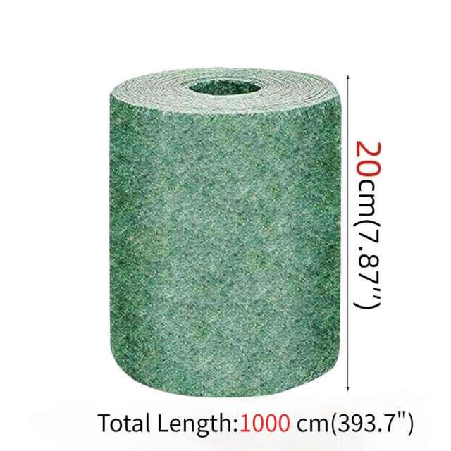 1000cm Lawn Planting Fertilizer Paper Grass Mat No Seeds Biodegradable Artificial Lawns Fake Turf Carpets Home Garden Floor