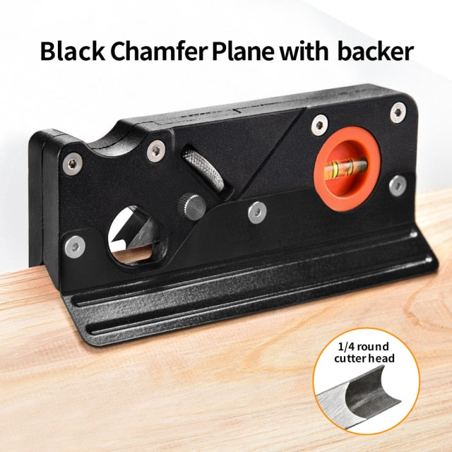 SOWELL Chamfer Hand Planer with Backer Woodworking Edge Corner Plane Manual Planer Carpenter Hand Tool