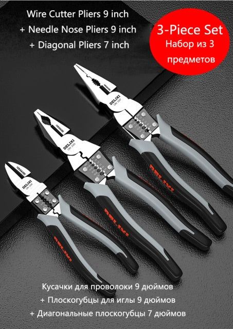 Multifunctional Universal Diagonal Pliers Needle Nose Pliers Hardware Tools Universal Wire Cutters Electrician