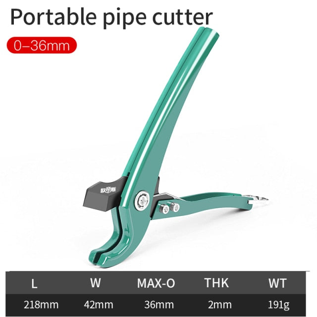 OUDISI Pipe Cutting Cutter Scissors Pipe Cutter Tube Hose Plastic Pipes PVC/PPR Plumbing Manual Hand Tools