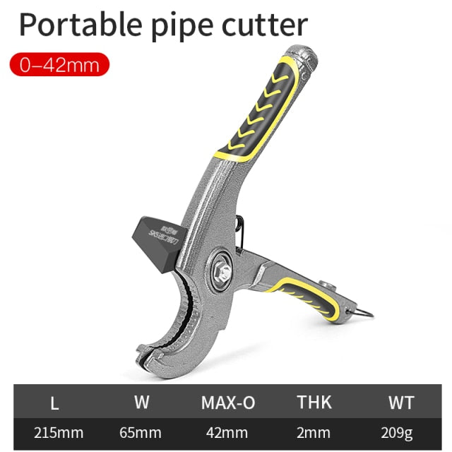 OUDISI Pipe Cutting Cutter Scissors Pipe Cutter Tube Hose Plastic Pipes PVC/PPR Plumbing Manual Hand Tools