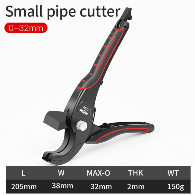 OUDISI Pipe Cutting Cutter Scissors Pipe Cutter Tube Hose Plastic Pipes PVC/PPR Plumbing Manual Hand Tools