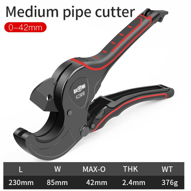 OUDISI Pipe Cutting Cutter Scissors Pipe Cutter Tube Hose Plastic Pipes PVC/PPR Plumbing Manual Hand Tools