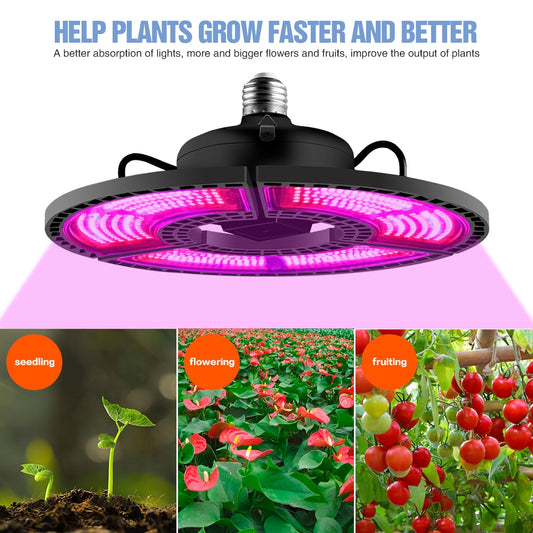 Led Full Spectrum Grow Light 220V Led Deformable Phyto Lamp E27 100W 200W 300W 400W Led 110V Flower Seeds Plants Growbox Light