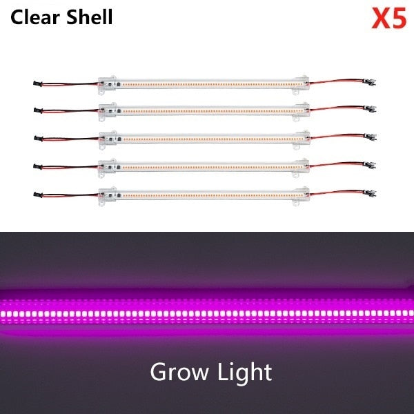 5Lot LED Tube Light Grow Phyto Bar Lamp 220V Full Spectrum For Plants High Luminous Efficiency Tent Greenhouses Flowers Seed