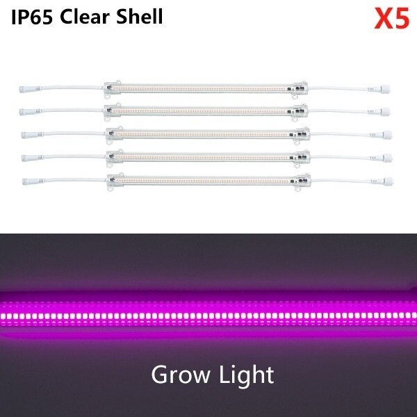 5Lot LED Tube Light Grow Phyto Bar Lamp 220V Full Spectrum For Plants High Luminous Efficiency Tent Greenhouses Flowers Seed