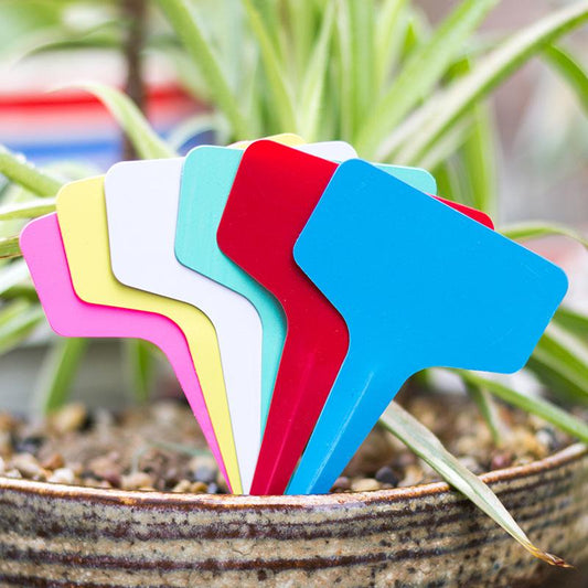 100PCS/Lot Plant Markers Labels T Type Waterproof Tags Garden Labels Seed Nursery Stake  Gardening Accessories