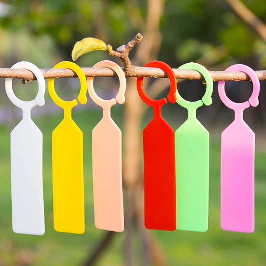 100pcs Strip Line Garden Label Plant Hanging Tags Mini Seed Signs Hot sale Markers for Plants Garden Decoration