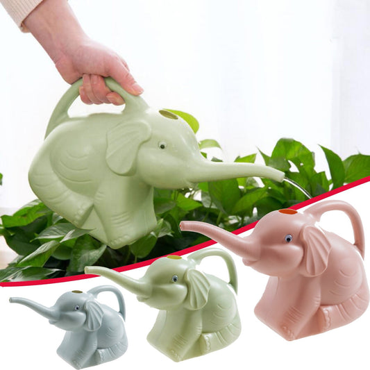 30@ Creative Baby Elephant Watering Cans Flower Seeds Water Can Long Mouth Watering Can Home Gardening Tools Home Gardening