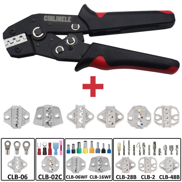 DuPont/D-SUB Terminals Crimping Pliers Hand Tools Robust Crimper Dies Set With Canvas Bag for PH2.0 XH2.55557 VH3.96 JST1.25